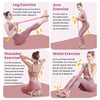 4-Tube Resistance Bands with Handles and Foot Pedals for Full-Body Strength Training