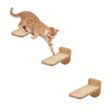 Étagère Murale pour Chat en Forme de Lune avec Hamac