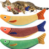 Jouet en Peluche Poisson à la Catnip pour Chats