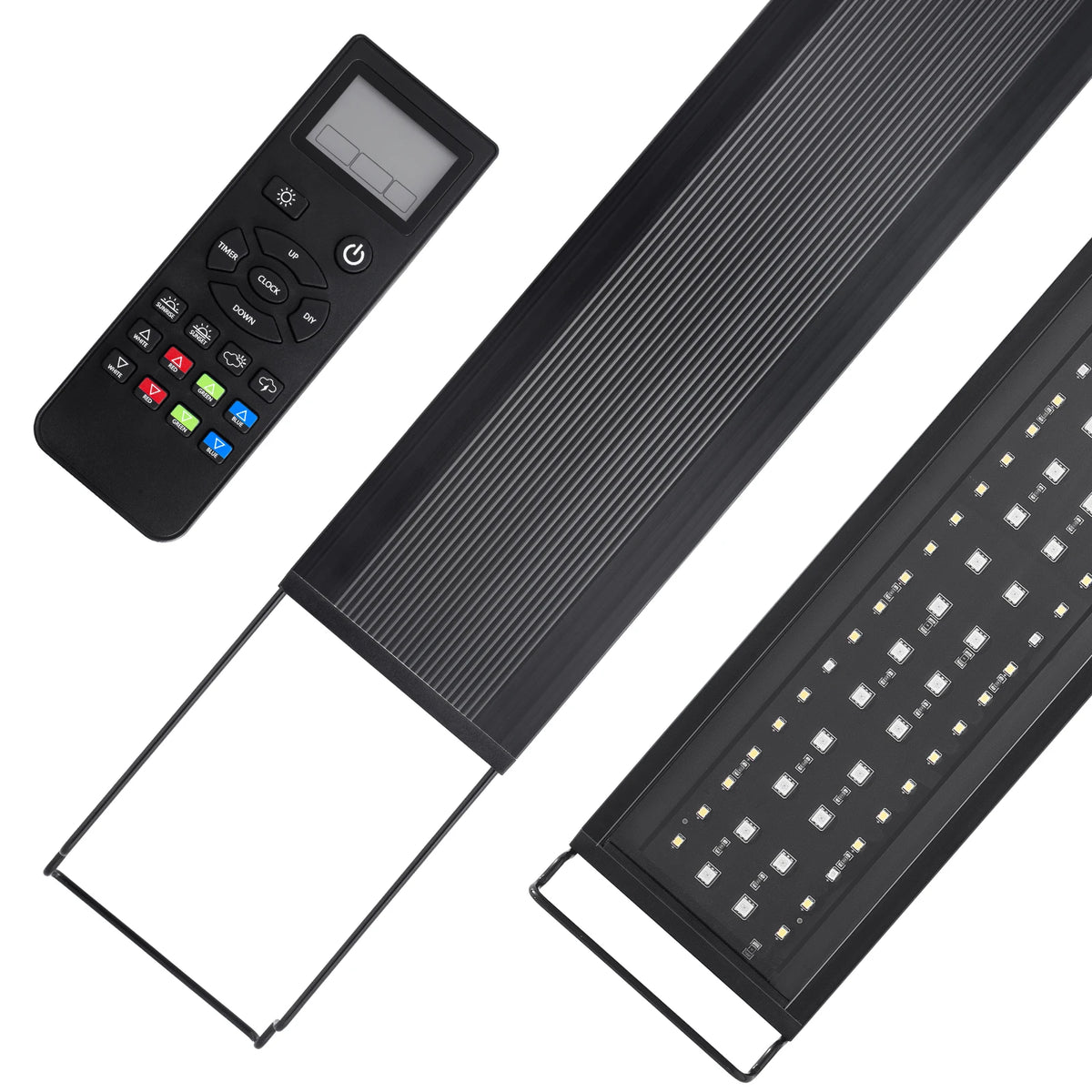 Aquarium LED Light with Remote Control, Full Spectrum, Dimmable