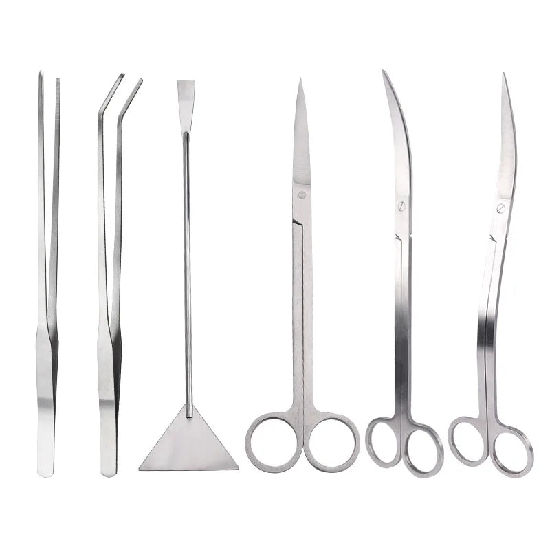 Kit d'outils en acier inoxydable pour l'entretien des plantes d'aquarium