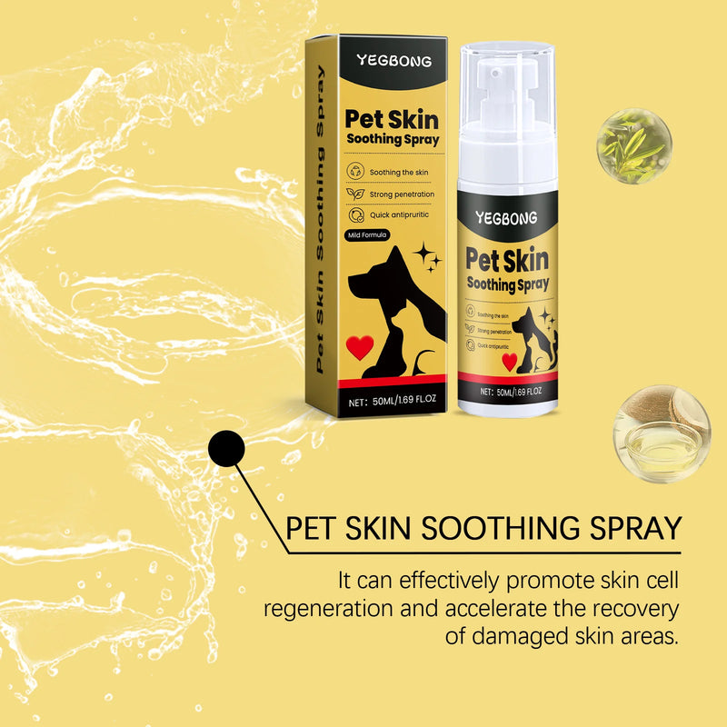 Spray Apaisant pour la Peau des Chiens et des Chats