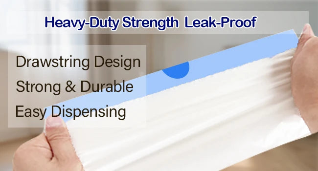 Drawstring Cat Litter Box Liners for Self-Cleaning Litter Boxes