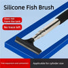 Telescopic Aquarium Algae Scraper with Stainless Steel Pole and Silicone Head