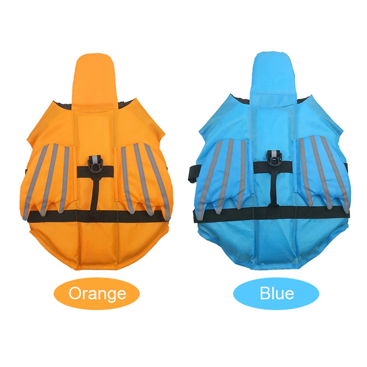 Adjustable Dog Life Jacket with Rescue Handle and High Buoyancy