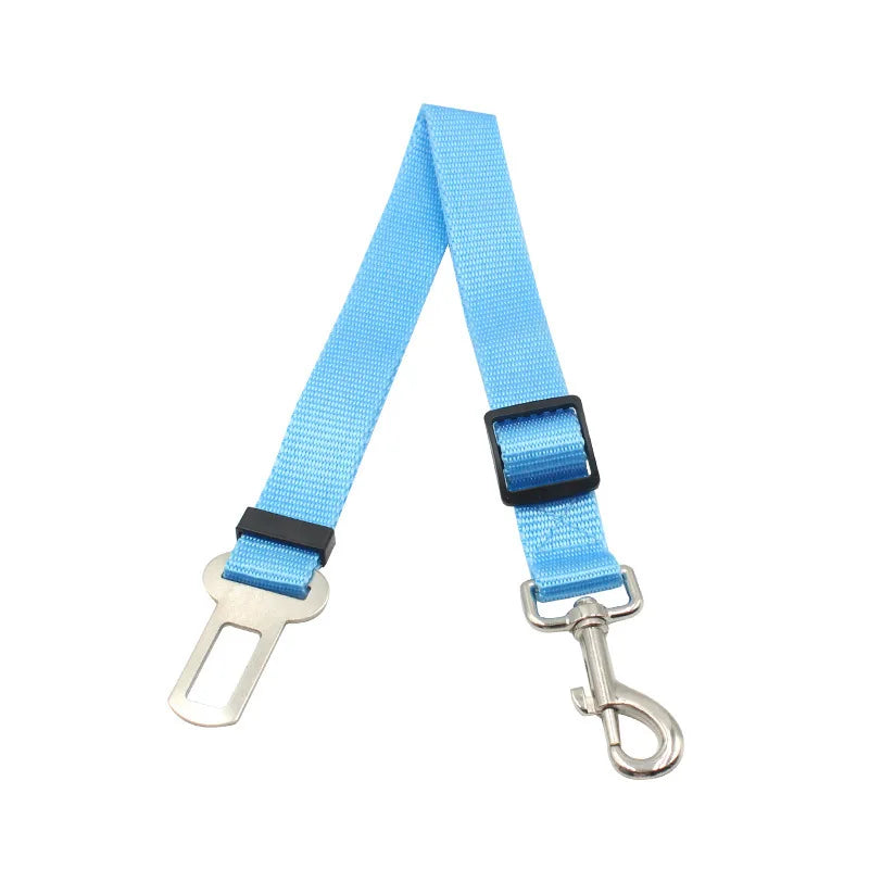 Retractable Dog Car Seatbelt Tether with Headrest Attachment