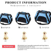 Portable Mesh Pet Carrier Bag for Cats & Small Dogs