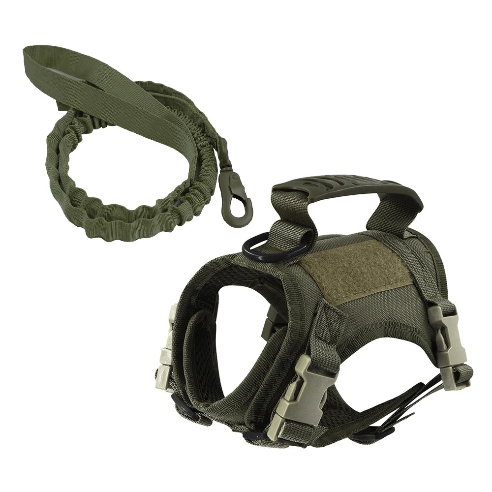 Escape-Proof Mesh Cat Harness and Leash Set with Control Handle