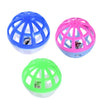 10-Pcs Plastic Cat Ball Toys with Bell
