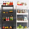 Rolling Utility Storage Cart with 3/4 Tiers