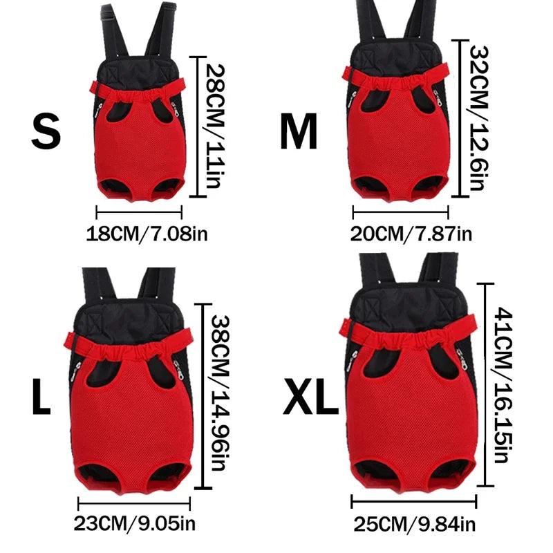Adjustable Pet Carrier Backpack for Small Dogs and Cats
