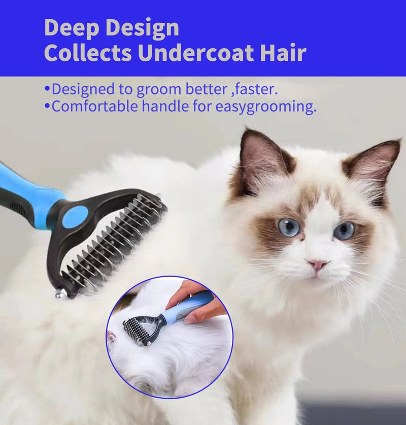 Brosse Professionnelle Anti-Démêlage pour Chiens et Chats
