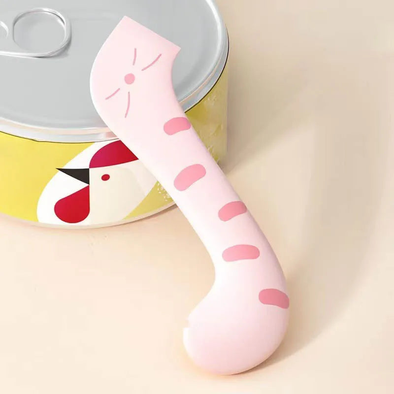 Silicone Pet Food Spoon with Airtight Can Lid