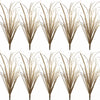 A set of dried, golden-brown onion grass decorations arranged in a fan shape.