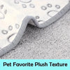 Cozy Flannel Pet Blanket with Paw Print Design