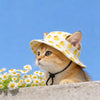 Duck Print Adjustable Pet Hat for Small to Medium Dogs and Cats