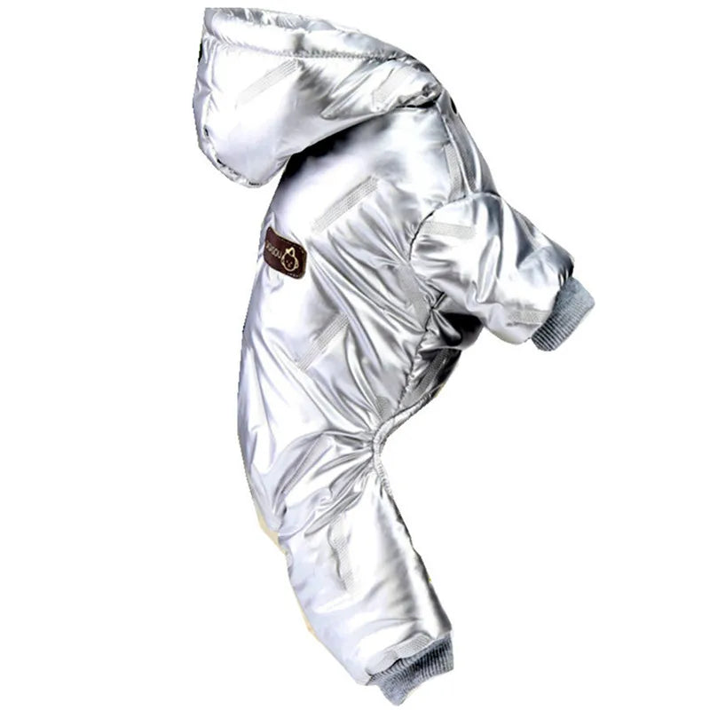 Mono de Algodón Acogedor para Perro con Capucha Impermeable