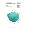 Silicone Pet Bath Massage Brush with Foam Dispenser