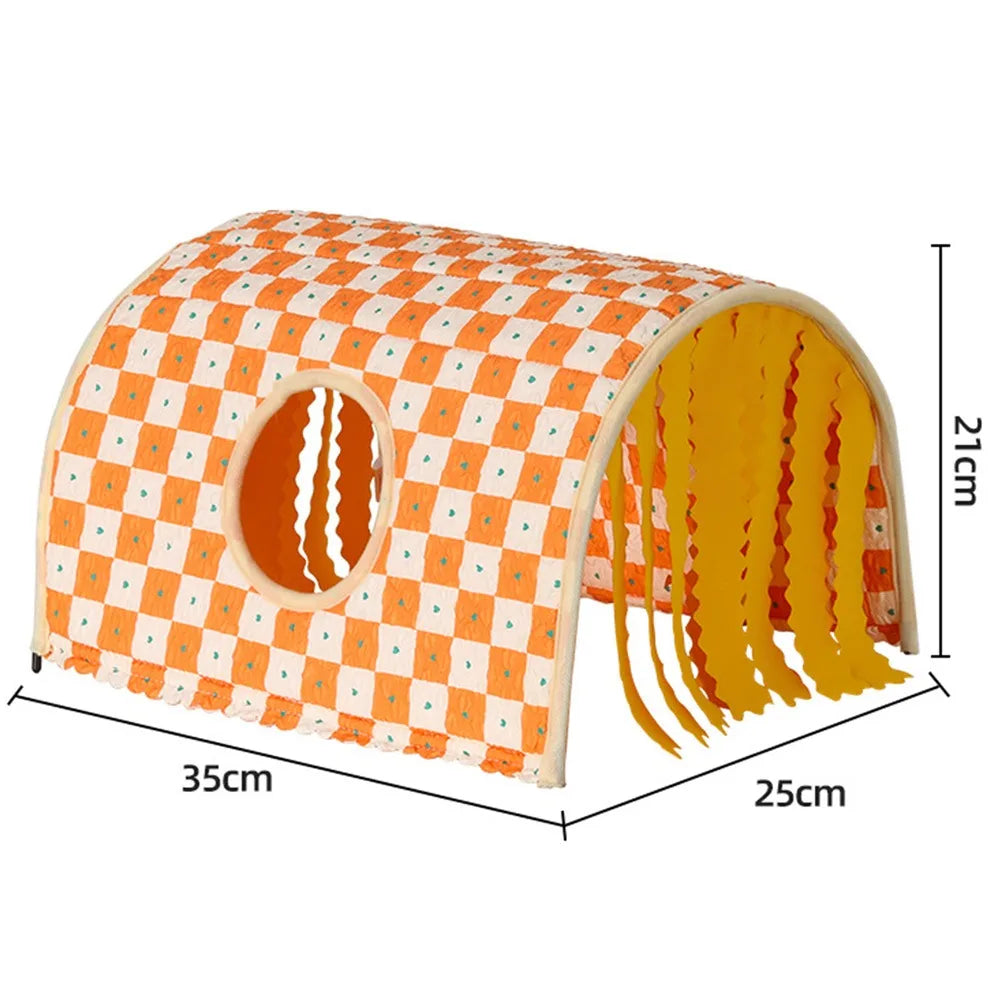 Breathable Foldable Pet Tunnel with Viewing Holes