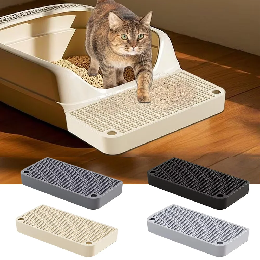 Cat Litter Box Ramp with Built-in Filter