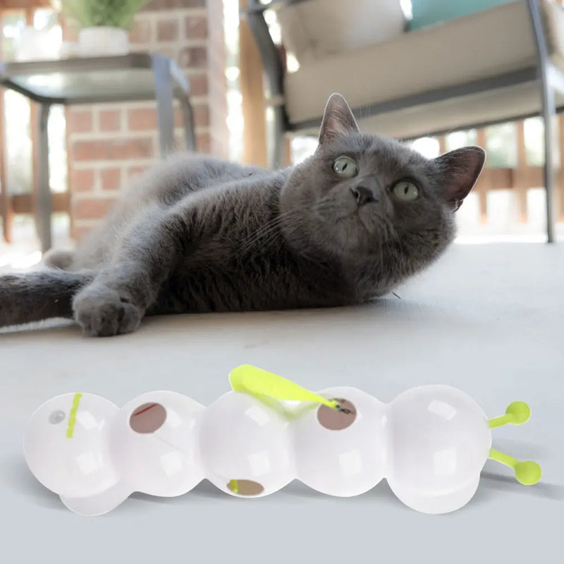 Smart Motion Cat Toy: Interactive Motion Activated Worm with Tail