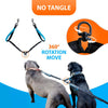 Hands-Free Double Dog Leash for Two Dogs – Padded Handles & Reflective Stitching for Medium and Large Breeds