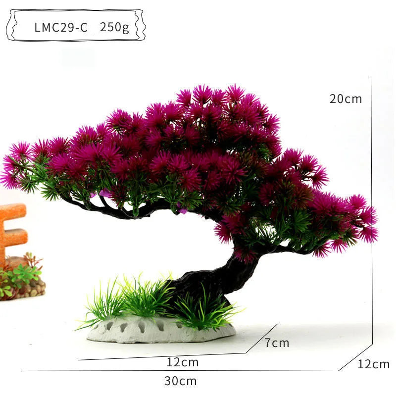 Aquarium Decor: Simulation Plants and Landscaping Ornaments