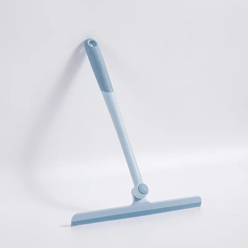 360° Rotating Shower Squeegee with Silicone Holder
