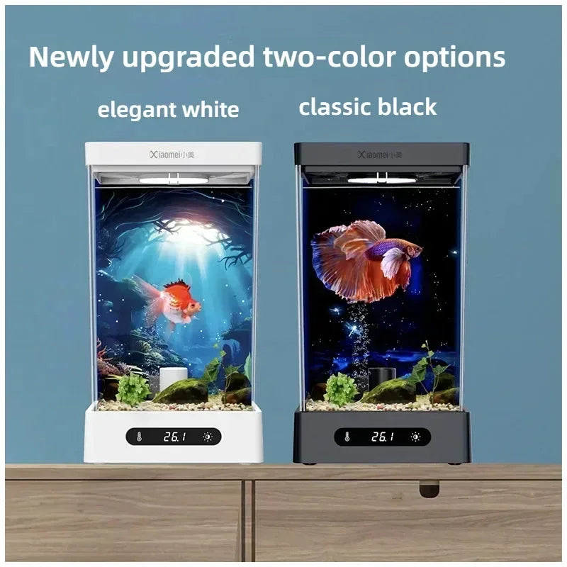 Aquarium de Bureau Compact 2L pour Poisson Betta
