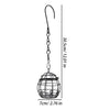 Hanging Metal Bird Feeder with Hook