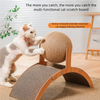Wooden Cat Scratcher Ball with Sisal Surface
