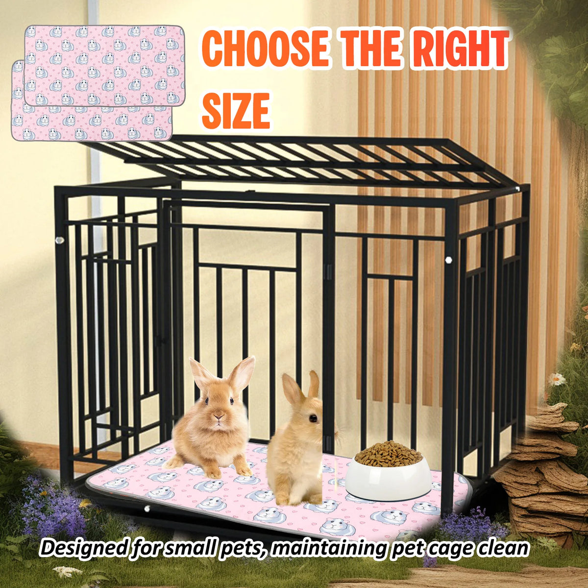 Reusable Waterproof Guinea Pig Cage Liner