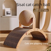 2-in-1 Cat Scratching Ball and Wooden Scratcher