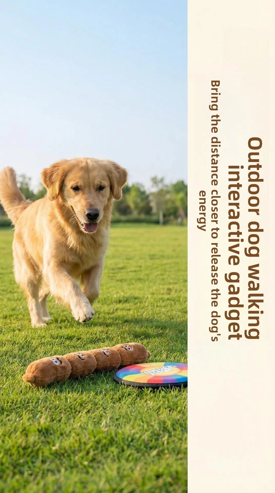 Squeaky Sausage Plush Chew Toy for Dogs