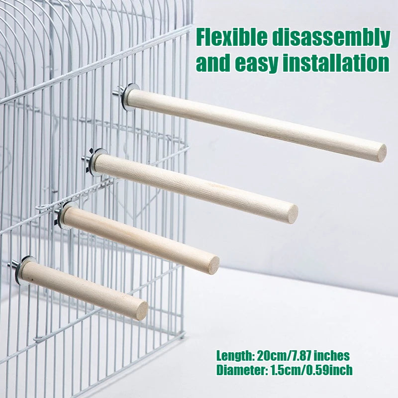 ستاند تعليق خشبي لببغاء