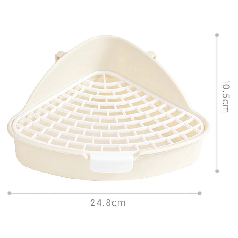 Rabbit Litter Tray Corner Toilet for Small Pets