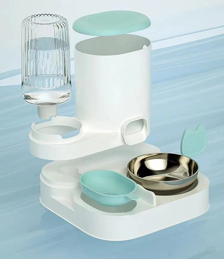 Distributeur automatique de nourriture et d'eau pour animaux