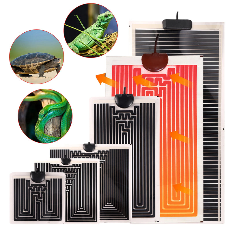 حصيرة تدفئة للزواحف 5-45 وات مع وحدة تحكم بدرجة الحرارة