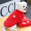 Cozy Fleece Dog Sweater for Small and Medium Breeds