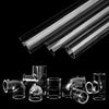 Clear Aquarium Skimmer with Acrylic Lily Pipe Inflow Outflow