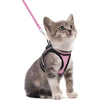 Escape-Proof Cat Harness and Leash Set with Reflective Strips