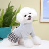 Vestido Clásico de Cuadros para Perro