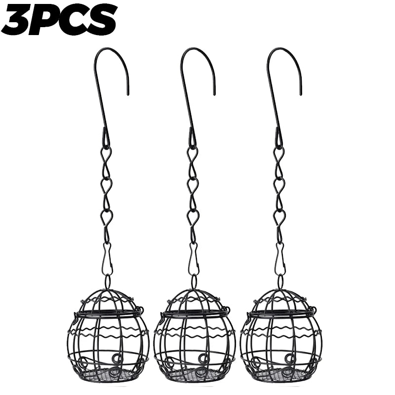 Hanging Metal Bird Feeder with Hook