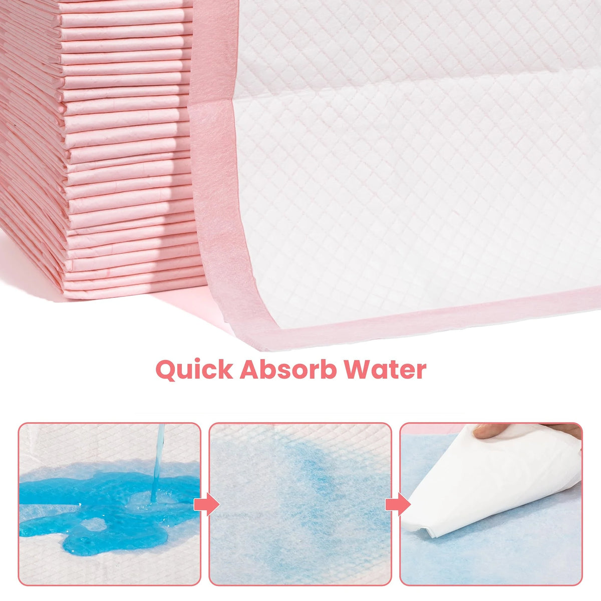 Highly Absorbent Disposable Pet Training Pads with Leak-Proof Protection
