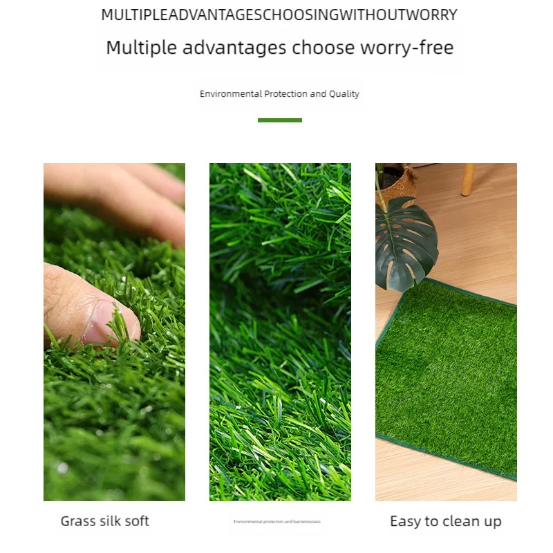 Reusable Washable Dog Grass Mat with Odor Control