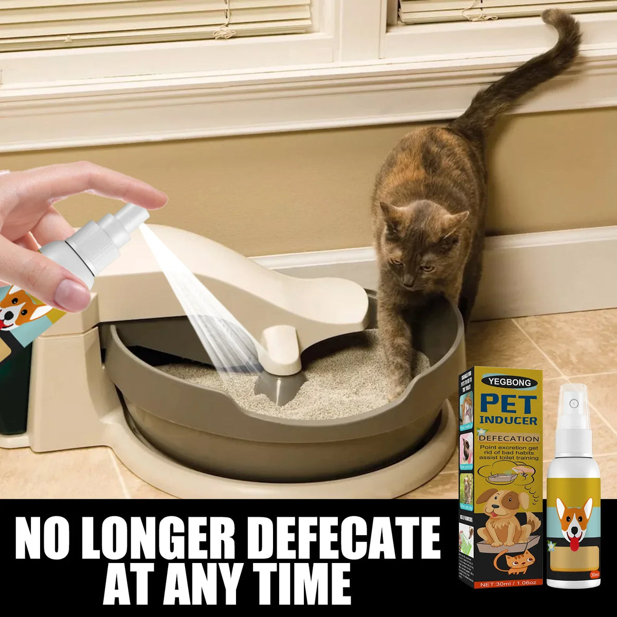 Pet Potty Training Spray for Dogs and Cats