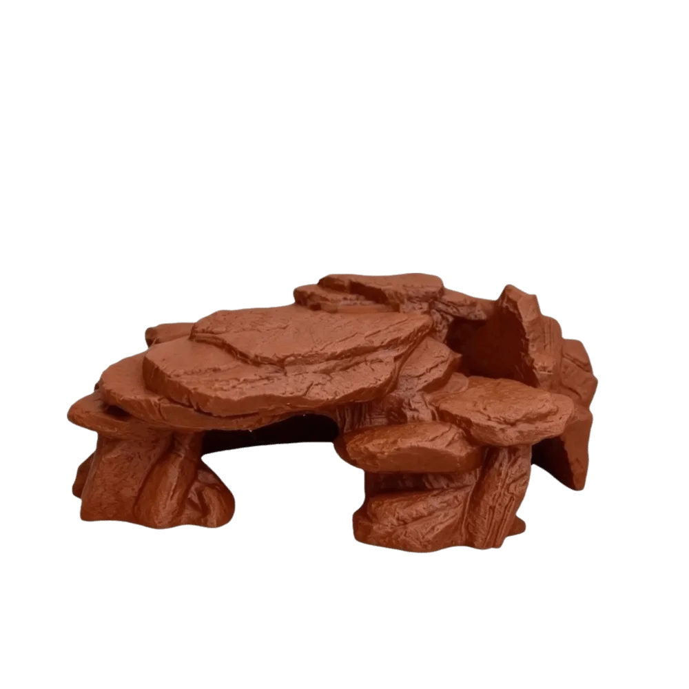 Realistic 3D Rockery Ornament for Aquarium Fish Tanks