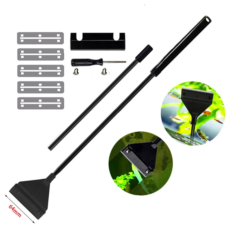 Aquarium Cleaning Tool Algae Scraper for Glass and Sand