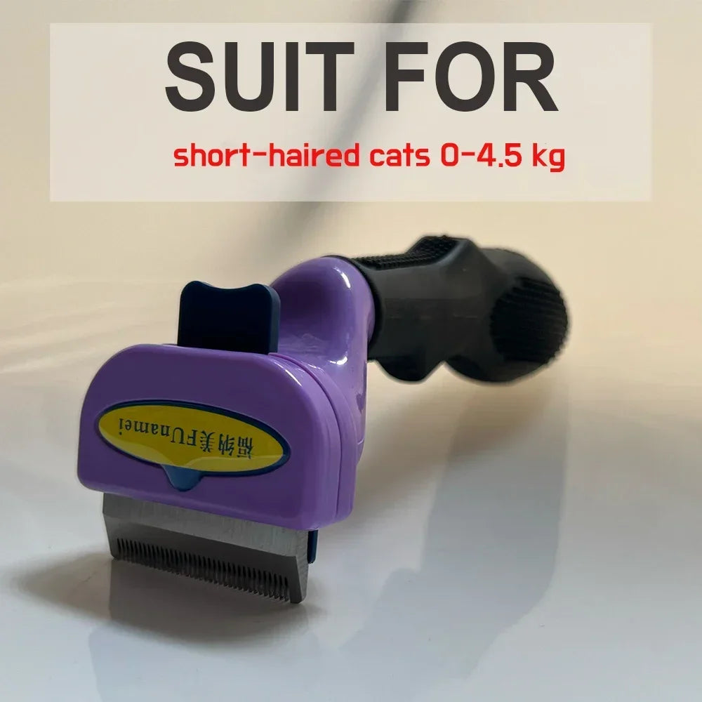 Pet Deshedding Brush for Dogs and Cats – Removes Loose Fur and Tangles