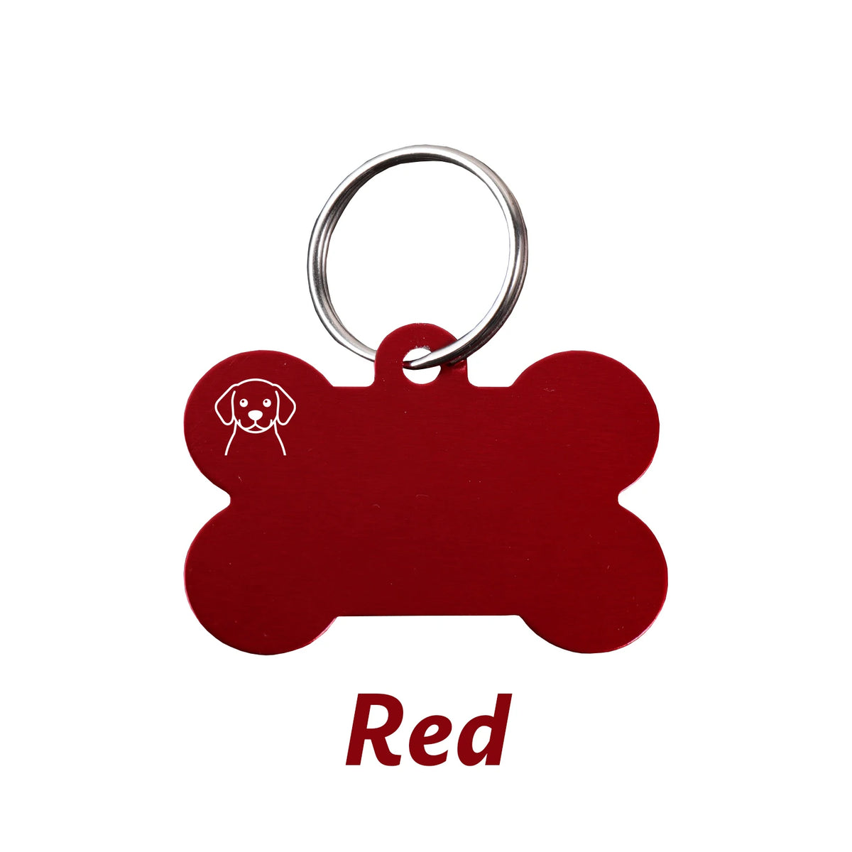 Personalized Bone-Shaped Dog Tag with Custom Engraving